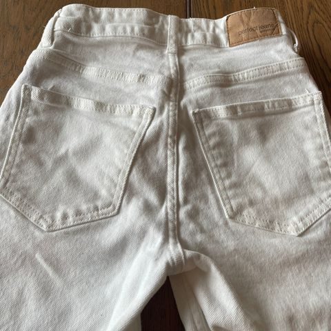 Jeans, hvit, som ny