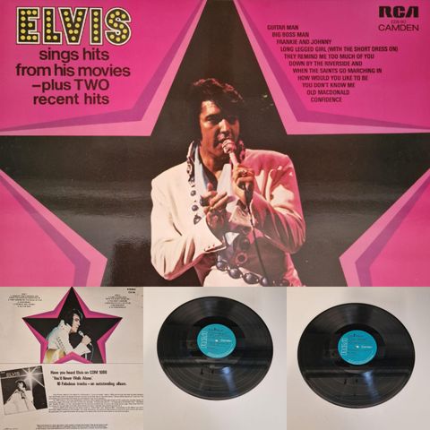 ELVIS PRESLEY "HITS FROM MOVIES " 1972