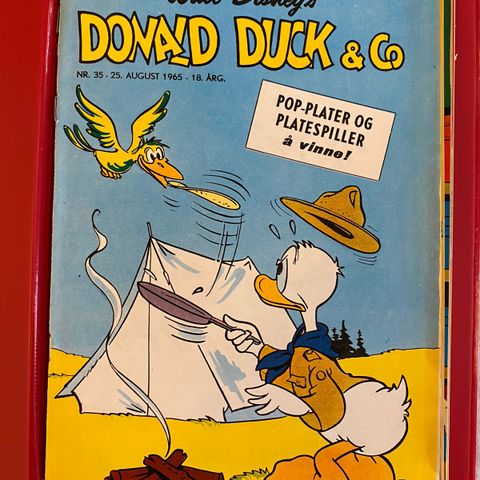Donald Duck blader fra årgangen 1965 og 1966