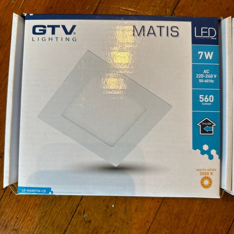 2x GTV Lighting LED 7W 12 cm