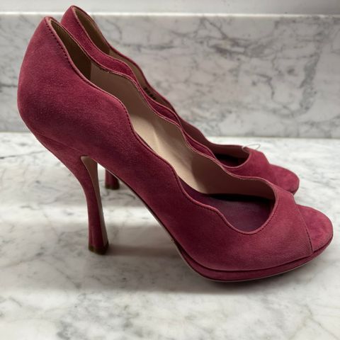 Peep toe Prada stilettsko i st 38