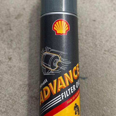 Shell luftfilter olje