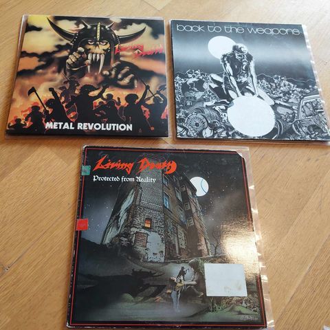 LIVING DEATH på LP thrash heavy speed metal