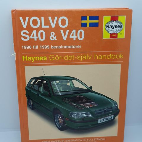 Volvo S40 & V40. Svensk haynes. Gjør det selv håndbok