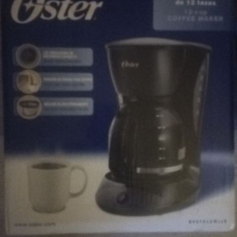 UBRUKT OSTER KAFFEMASKIN. GI BUD