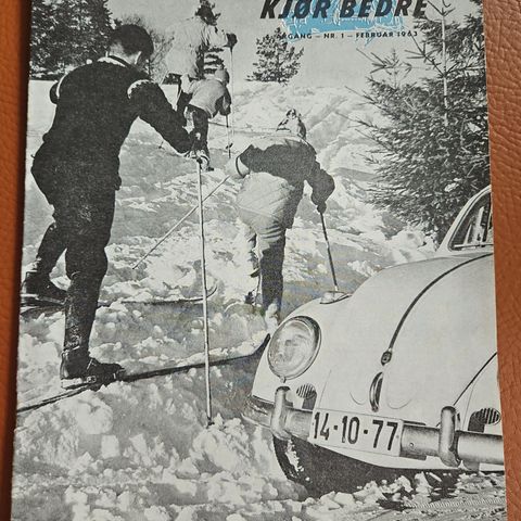Kjør bedre. Volkswagen kundemagasin. Nr 1, 1963