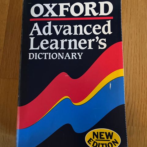 Oxford- advanced learner’s dictionay