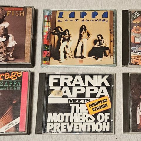 Frank Zappa - 6 legendariske innspillinger tilsalgs