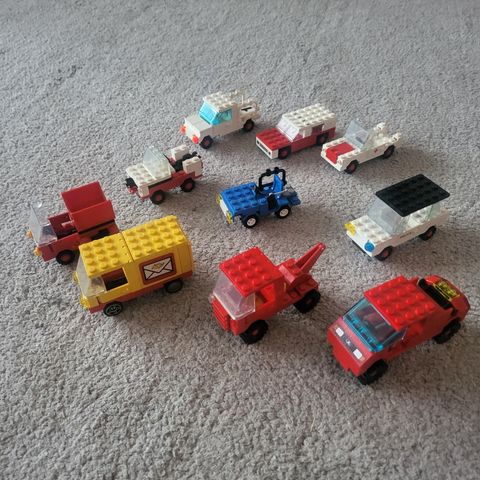 Lego Vintage Biler total 10 stk