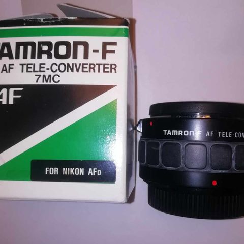 Tamron 2x telekonverter for Nikon