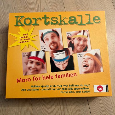 Brettspill - Kortskalle - barn/familiespill.
