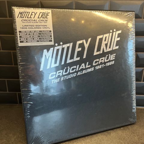 Motley Crue - Crucial Crue Ny LP Boks 🤘🏻