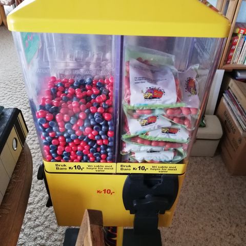 Vareautomat godteriautomat