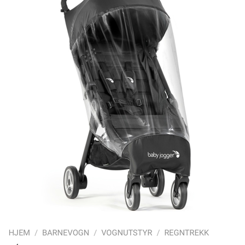 Babyjogger regntrekk city elite