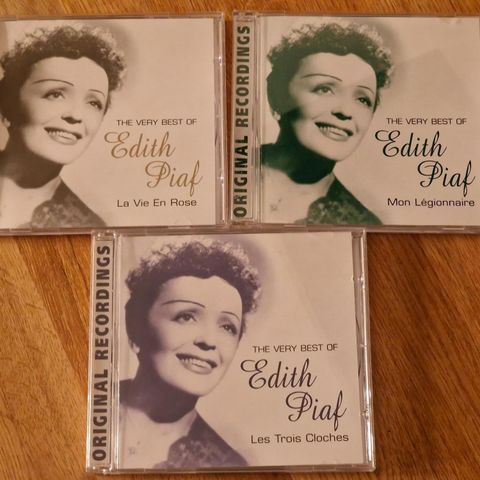 The very best of Edith Piaf - 3 CD-er