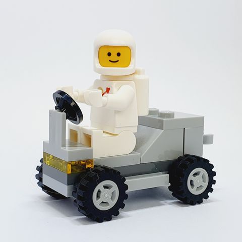 LEGO Classic Space | Hvit astronaut (tlm110) med månebil