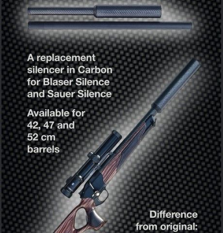 RCC CARBON 5 SILENCE LYDDEMPER TIL BLASER OG SAUER SILENCE