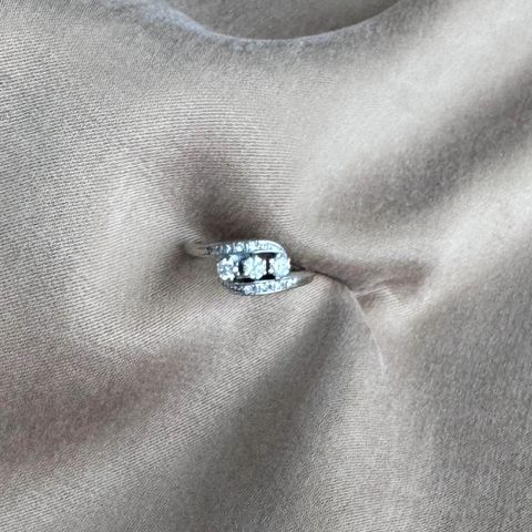 Eksklusiv Vintage Diamantring 0,45 karat