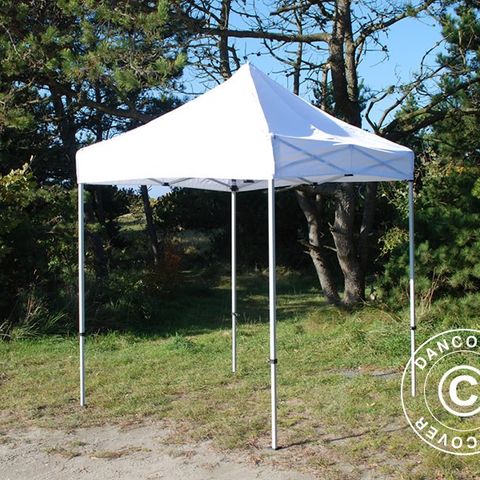 QUICK-UP TELT FLEXTENTS BASIC V.2, 2X2M HVIT