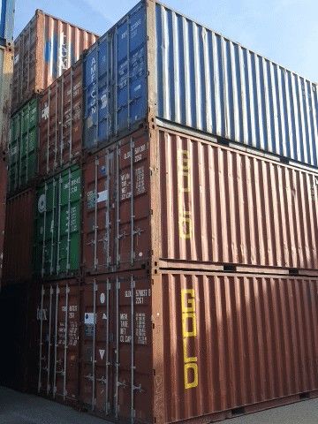 PÅ LAGER: Brukte 20 ft container. Bergen