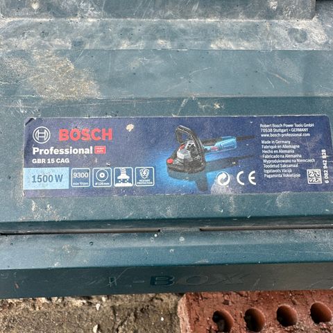 Bosch GBR 15 CAG Betongsliper 1500W