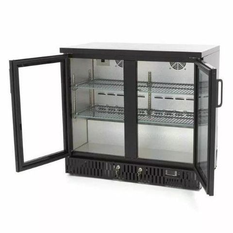 Barkjøleskap | Backbarkjøleskap Minibar | Skyvedører | GRATIS LEVERING