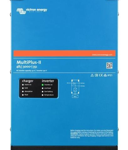 VICTRON Multiplus-II 48/5000/70-50 kombi inverter og lader