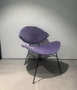 Utstillingsmodell Walter Knoll Fishnet blågrå stol selges med 65 % rabatt