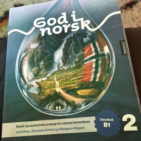 God i norsk 2 - B1 tekstbok - great condition