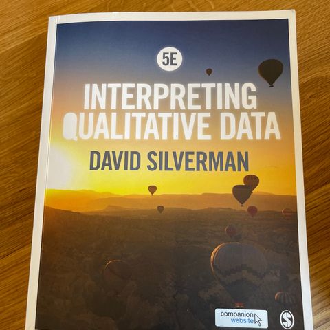 Interpreting qualitative data, David Silverman