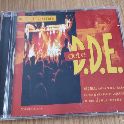 CD. D.D.E. - DET E D.D.E. - DET BESTE FRA SCENEN