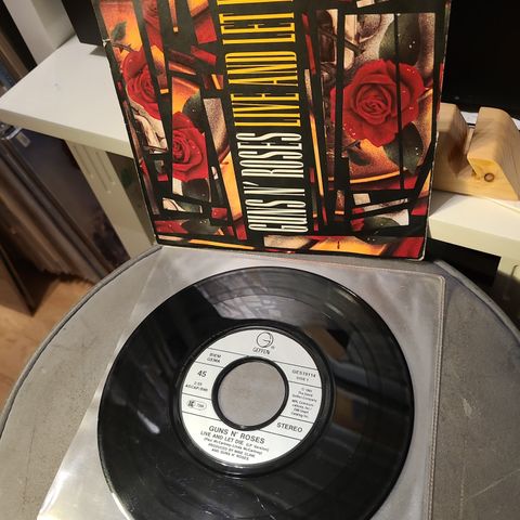 Guns n ' Roses live & let die 7", 45rpm