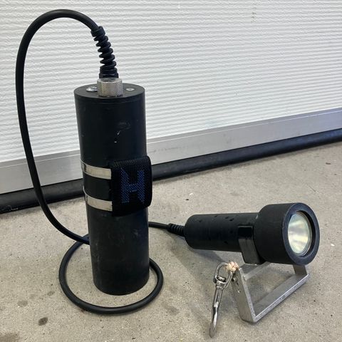 Dykkerlykt 24W HID 10A Canister lykt selges