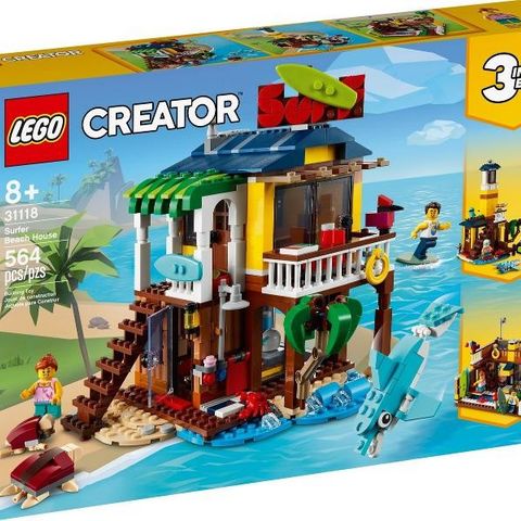 Uåpnet Lego 31118 Surfer Beach House