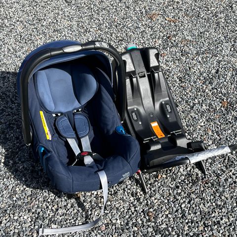 Britax Baby-safe plus SHR II bilstol til baby m/ izofix-base