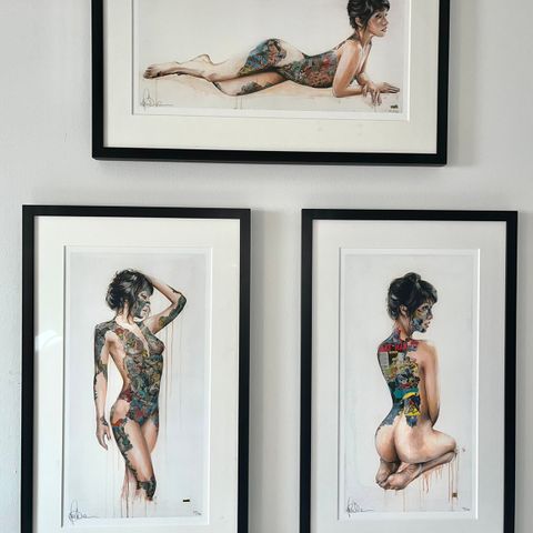 Sandra Chevrier Triptych