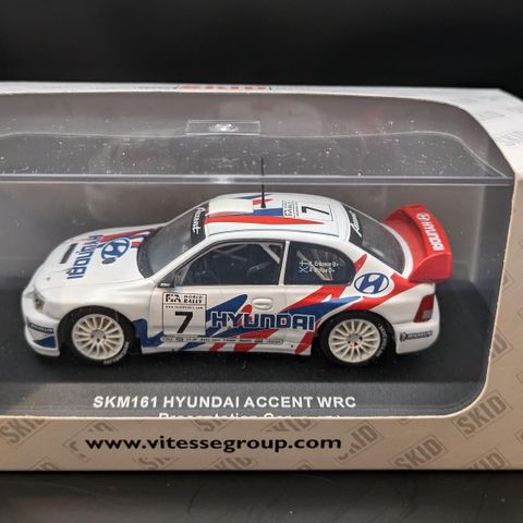 Hyundai Accent WRC Rally ( 1/43 ) modellbil