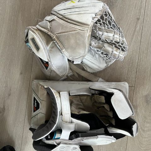 Ishockey Snap og blocker handsker