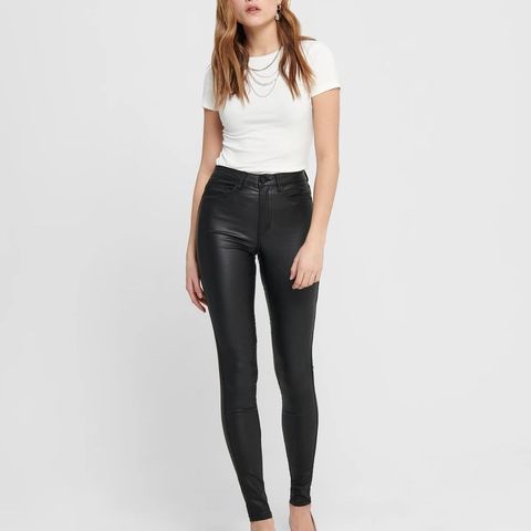 Coated jeans fra Only