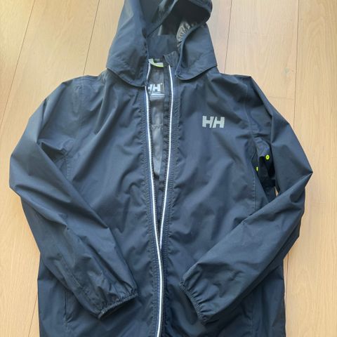 Helly Hansen regnjakke str 140 mørkeblå