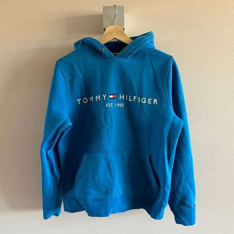 Tommy Hilfiger Logo Hoodie genser str S