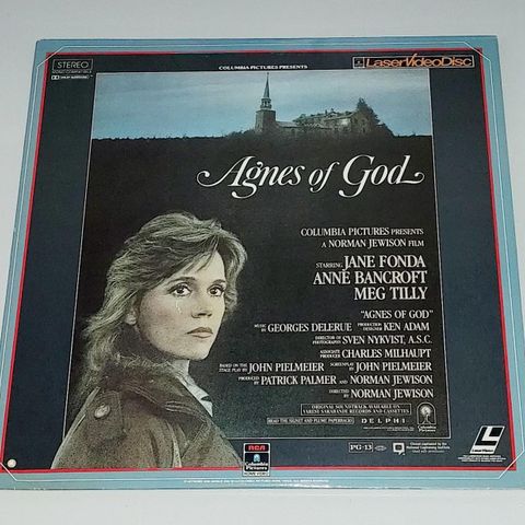 LASERDISC M/ PLASTLOMME.AGNES OF GOD 1985.