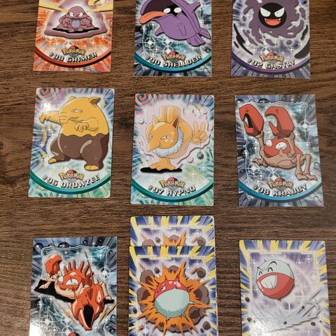 Pokemon Topps 1999 +litt diverse