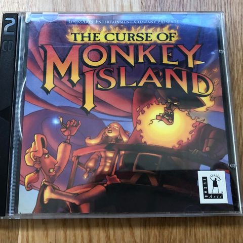 The curse of Monkey Island PC spill , 2 Cd selges