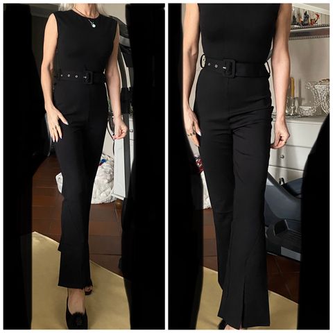 Ny jumpsuit med belte 34