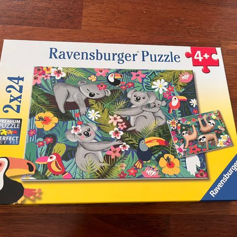 ravensburger puslespill 4+