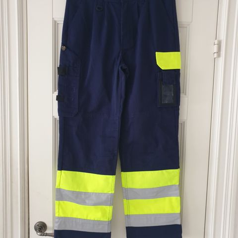 Arbeidsbukse /BLÅKLEDER / WORKWEAR / synlighet/ refleks