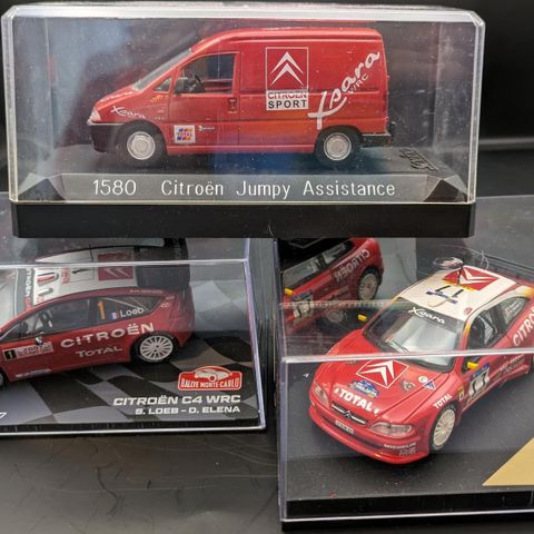 Citroen Rally modellbil samling ( 1/43 )