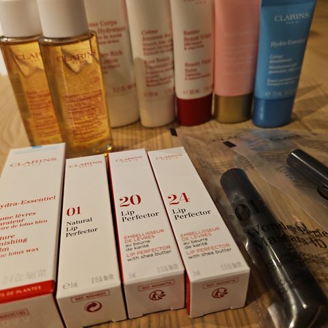 13 stk Clarins produkter