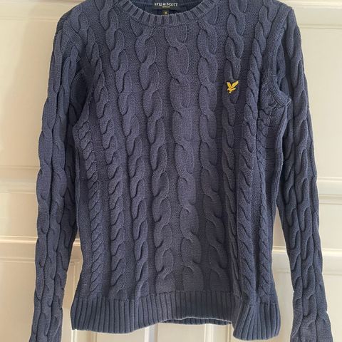 Lyle & Scott kabelstrikket genser